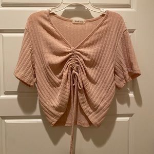 Short sleeve crop top